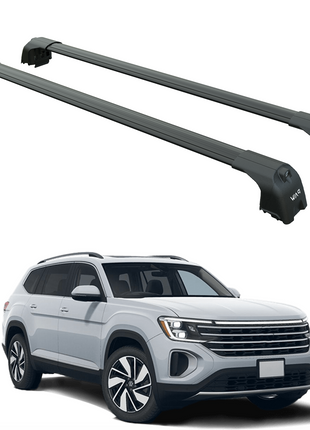 Volkswagen Atlas 2017-2025 Portbagaj Taşıyıcı Ara Atkisi - Ara Çubuk Paw Pro 2 Siyah