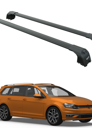Volkswagen Golf Alltrack 2014-2020 Portbagaj Taşıyıcı Ara Atkisi - Ara Çubuk Paw Pro 2 Siyah
