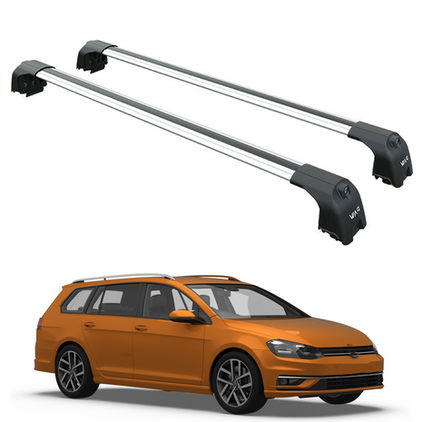 Volkswagen Golf Alltrack 2014-2020 Portbagaj Taşıyıcı Ara Atkisi - Ara Çubuk Paw Pro 2 Gri