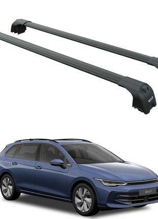 Volkswagen Golf Alltrack 2020-2025 Portbagaj Taşıyıcı Ara Atkisi - Ara Çubuk Paw Pro 2 Pro 2 Siyah
