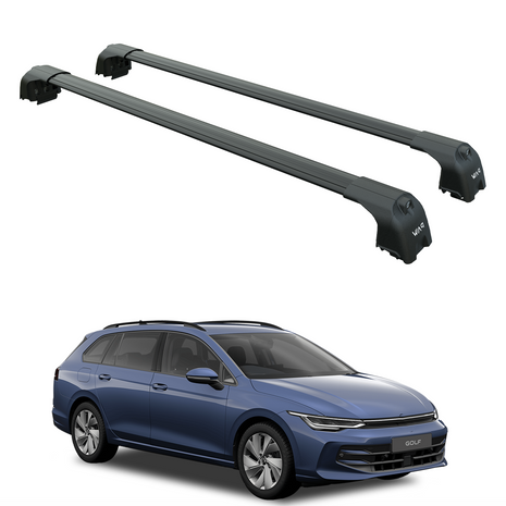 Volkswagen Golf Alltrack 2020-2025 Portbagaj Taşıyıcı Ara Atkisi - Ara Çubuk Paw Pro 2 Pro 2 Siyah