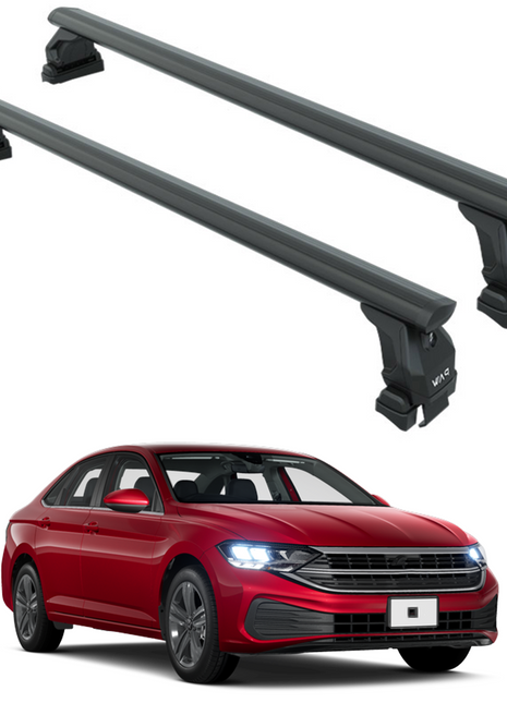 Volkswagen Jetta 2019-2025 Oluksuz Üst Tavan Portbagaj Taşıyıcı Ara Atkısı Toros Serisi Pro 4 Siyah