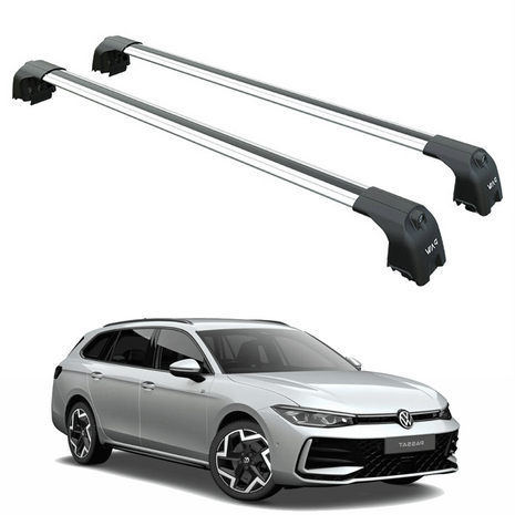 Volkswagen Passat Variant B9 (2023-2025) Portbagaj Taşıyıcı Ara Çubuk - Paw Pro 2 Gri