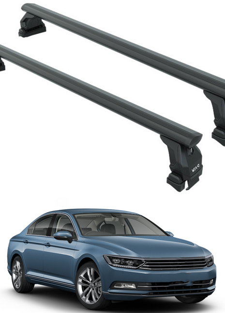 Volkswagen Passat Sedan B8 2015-2025 Oluksuz Üst Tavan Portbagaj Taşıyıcı Ara Atkısı Toros Serisi Pro 4 Siyah