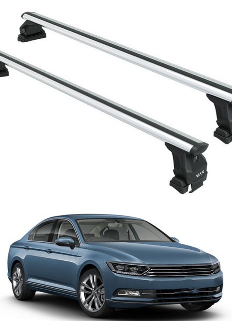 Volkswagen Passat Sedan B8 2015-2025 Oluksuz Üst Tavan Portbagaj Taşıyıcı Ara Atkısı Toros Serisi Pro 4 Gri