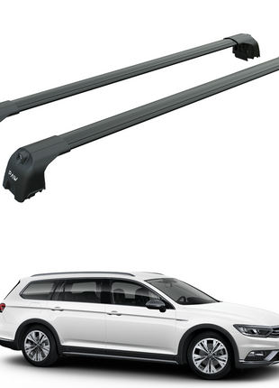 Volkswagen Passat Variant B8 2015-2023 Portbagaj Taşıyıcı Ara Atkisi - Ara Çubuk Paw Pro 2 Siyah