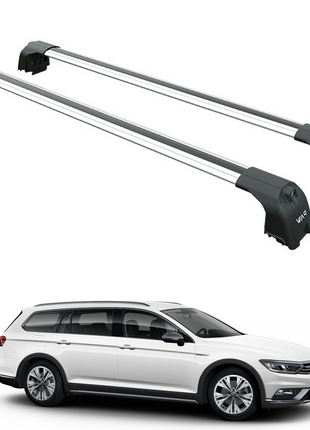 Volkswagen Passat Alltrack B8 2016-2023 Portbagaj Taşıyıcı Ara Atkisi - Ara Çubuk Paw Pro 2 Gri