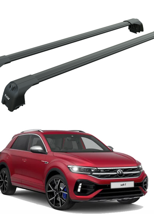 Volkswagen T-Roc 2017-2025 Portbagaj Taşıyıcı Ara Atkisi - Ara Çubuk Paw Pro 2 Siyah