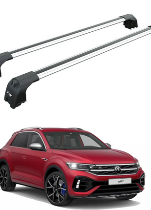 Volkswagen T-Roc 2017-2025 Portbagaj Taşıyıcı Ara Atkisi - Ara Çubuk Paw Pro 2 Gri