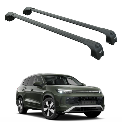 Volkswagen Tayron 2025-2026 Portbagaj Taşıyıcı Ara Atkisi - Ara Çubuk Paw Pro 2 Siyah