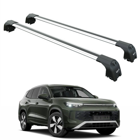 Volkswagen Tayron 2025-2026 Portbagaj Taşıyıcı Ara Atkisi - Ara Çubuk Paw Pro 2 Gri