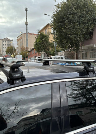 Volkswagen Tiguan 2015-2020 Oluksuz Üst Tavan Portbagaj Taşıyıcı Ara Atkısı Toros Serisi Pro 4 Gri