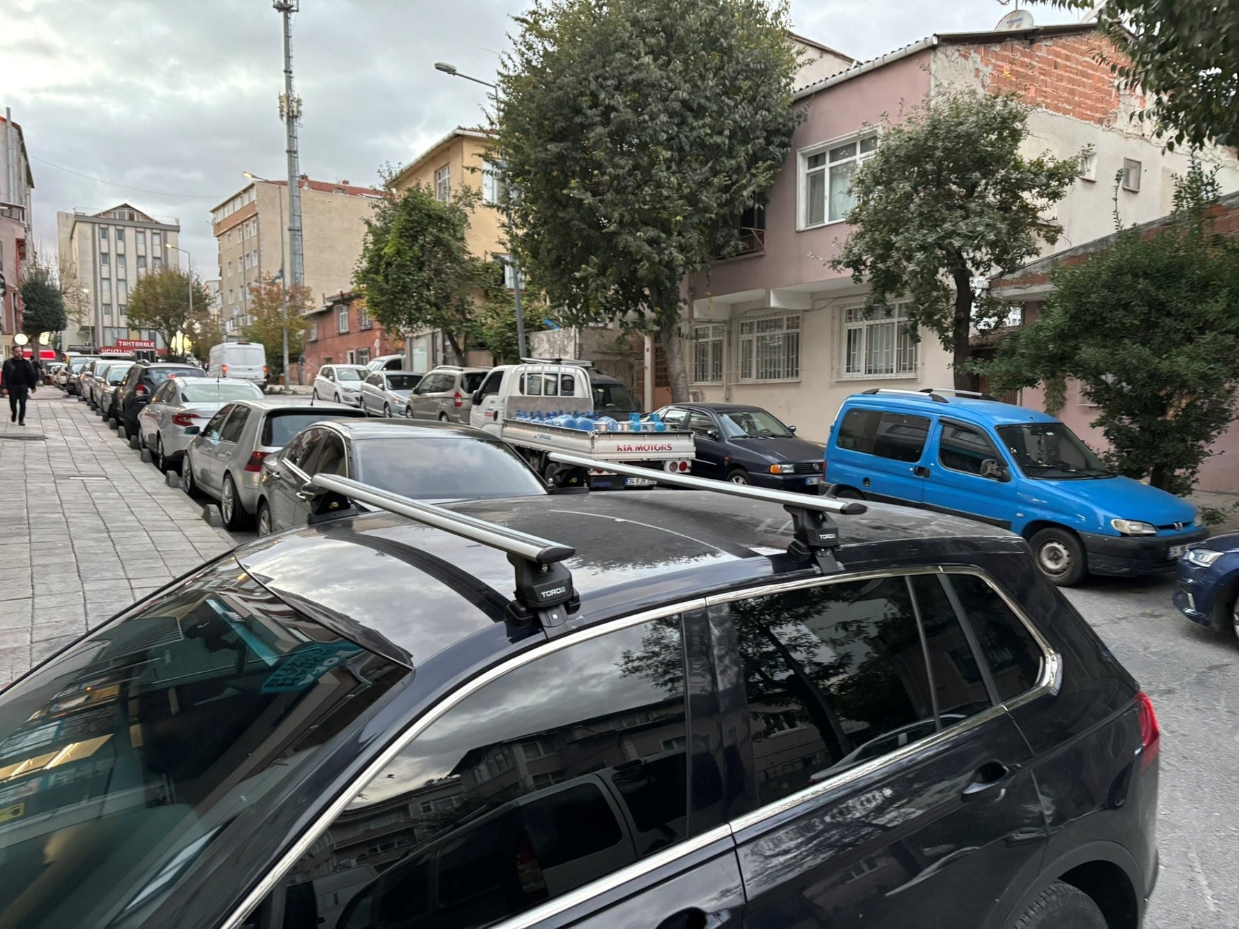 Volkswagen Tiguan 2015-2020 Oluksuz Üst Tavan Portbagaj Taşıyıcı Ara Atkısı Toros Serisi Pro 4 Gri