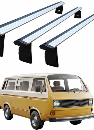 Volkswagen Transporter T3 1980-1990 Yagmur Oluklu Üst Tavan Taşıyıcı Ara Atkısı Paw Gri 3 Adet