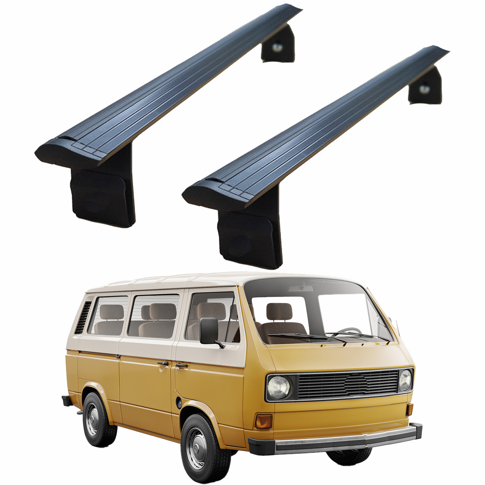 Volkswagen Transporter T3 1980-1990 Yagmur Oluklu Üst Tavan Taşıyıcı Ara Atkısı Paw Siyah