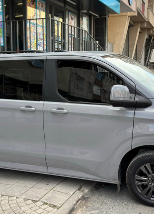 Kia Pv5 Araç Üstü Alüminyum Tavan Yan Rayları Plus Serisi - Siyah