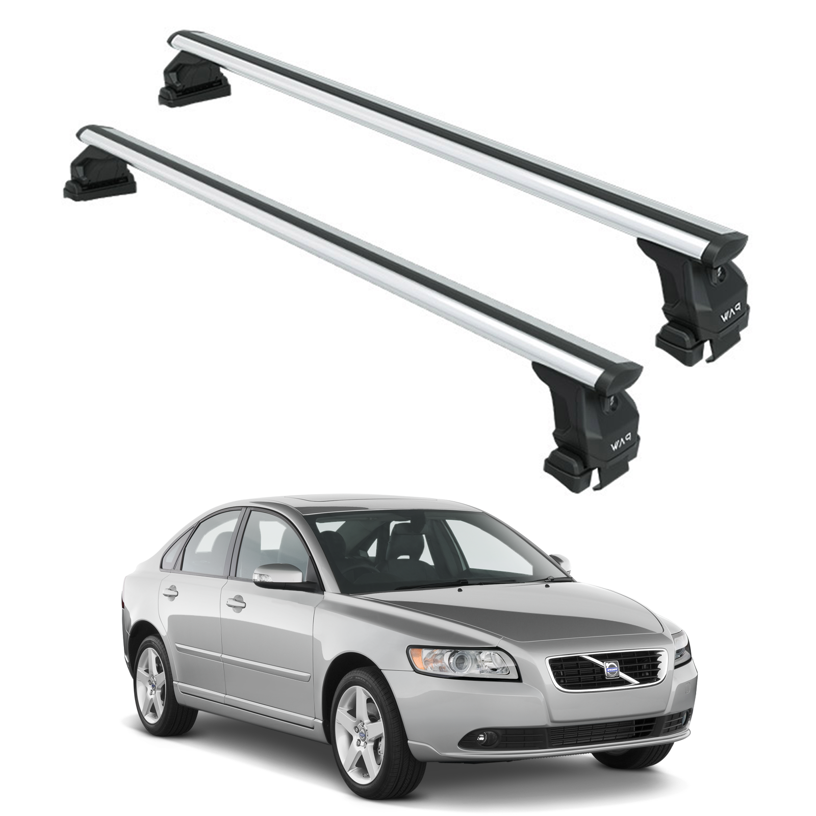 Volvo S40 2003-2012 Portbagaj Taşıyıcı Ara Atkısı Tavan Sistemleri Toros Fix Pro Gri