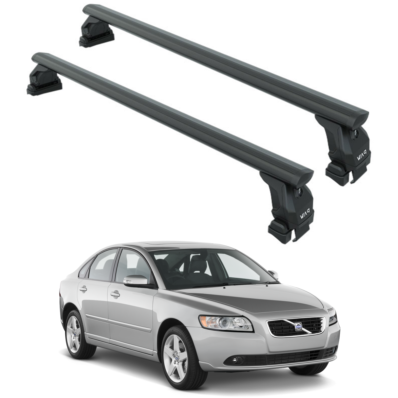 Volvo S40 2003-2012 Portbagaj Taşıyıcı Ara Atkısı Tavan Sistemleri Toros Fix Pro Siyah