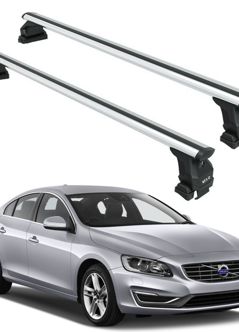 Volvo S60 2012-2018 Oluksuz Üst Tavan Portbagaj Taşıyıcı Ara Atkısı Toros Serisi Pro 4 Gri