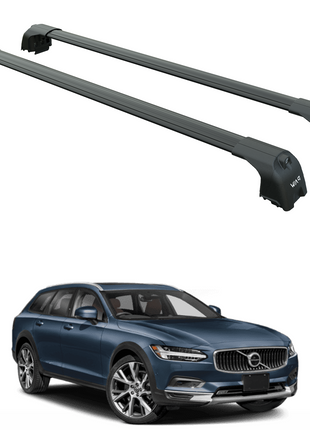 Volvo V90 2016-2025 Portbagaj Taşıyıcı Ara Atkisi - Ara Çubuk Paw Pro 2 Siyah