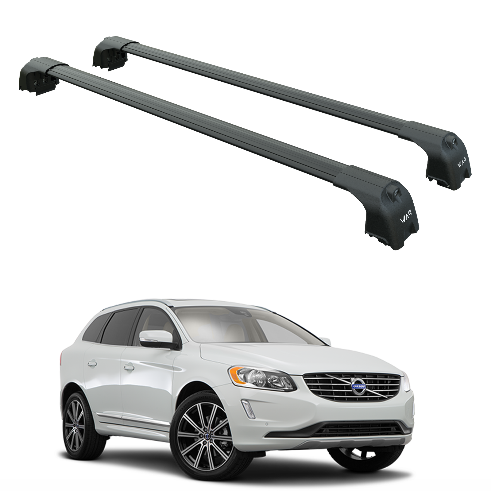 Volvo XC60 2008-2017 Portbagaj Taşıyıcı Ara Atkisi - Ara Çubuk Paw Pro 2 Gri