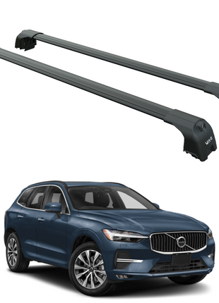 Volvo Xc60 2018-2025 Portbagaj Taşıyıcı Ara Atkisi - Ara Çubuk Paw Pro 2 Siyah
