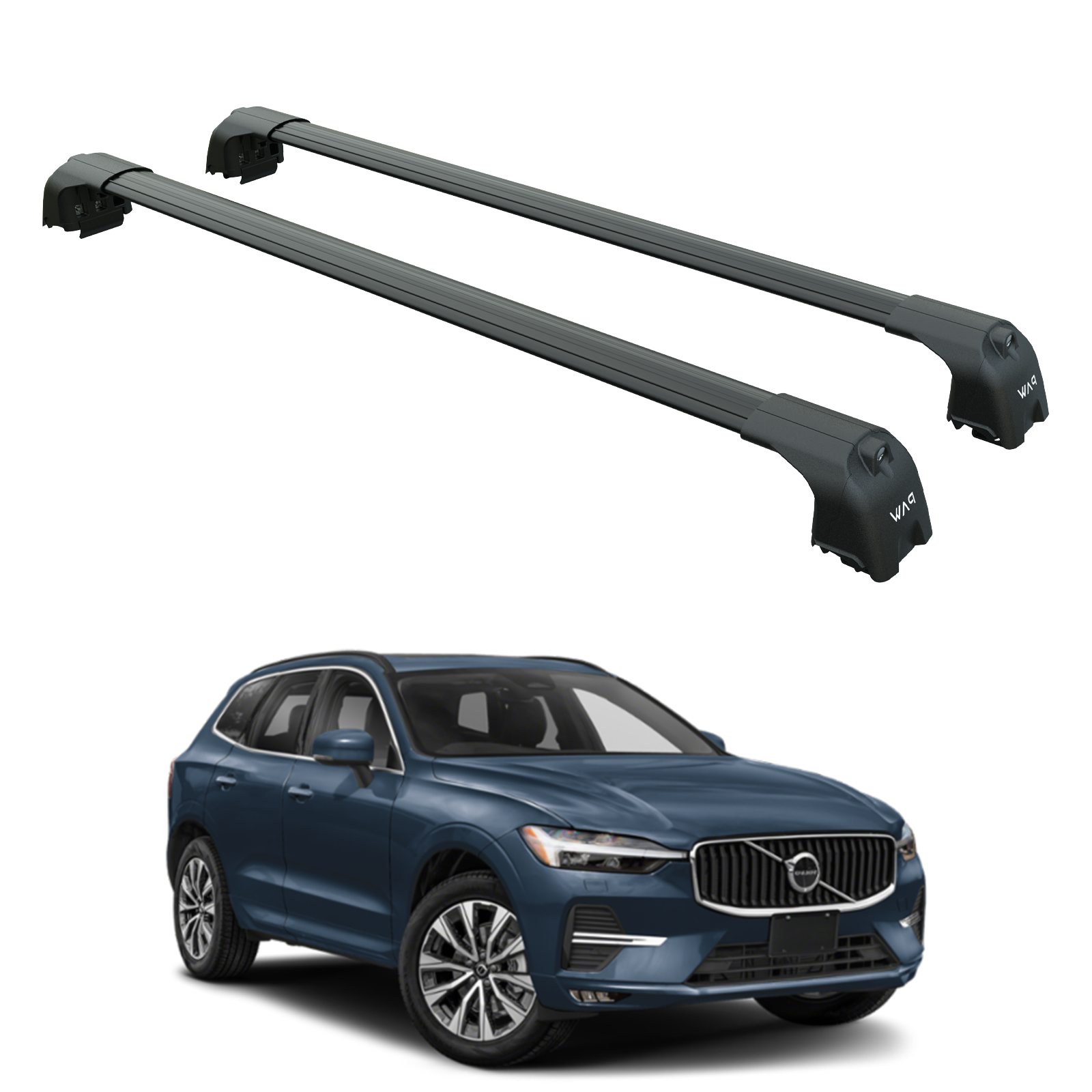 Volvo Xc60 2018-2025 Portbagaj Taşıyıcı Ara Atkisi - Ara Çubuk Paw Pro 2 Siyah