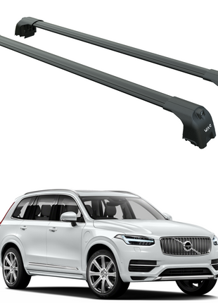 Volvo Xc90 2015-2025 Portbagaj Taşıyıcı Ara Atkisi - Ara Çubuk Paw Pro 2 Siyah