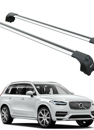 Volvo Xc90 2015-2025 Portbagaj Taşıyıcı Ara Atkisi - Ara Çubuk Paw Pro 2 Gri