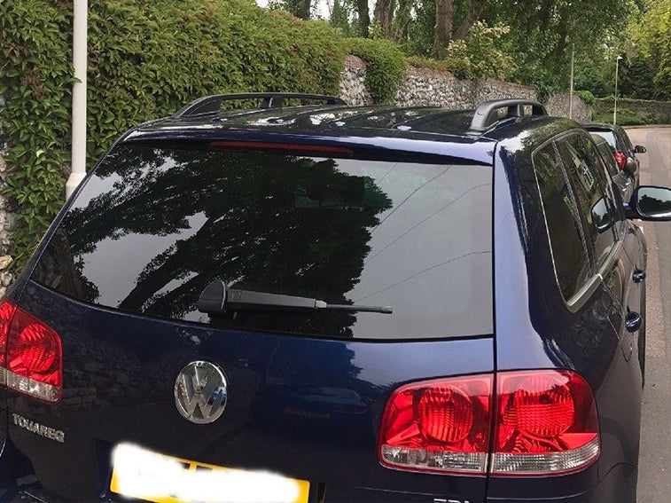 Porsche Cayenne 2003-2010 Araç Üstü Alüminyum Tavan Yan Rayları Plus Serisi - Siyah