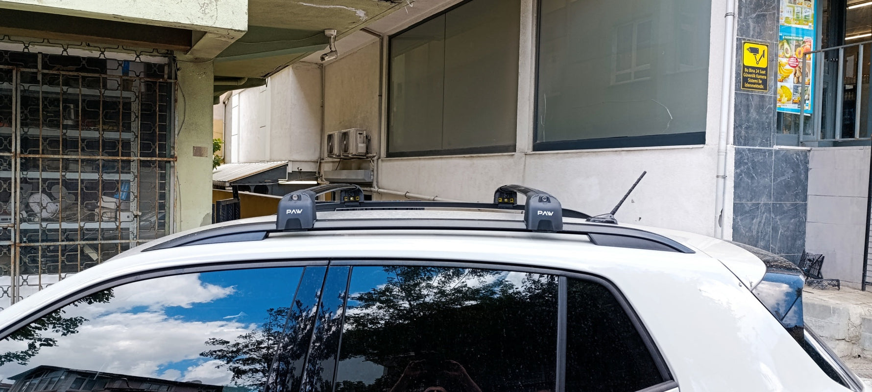 Volkswagen Taos Roof Rack Cross Bar Metal Bracket Raised Rail Siyah