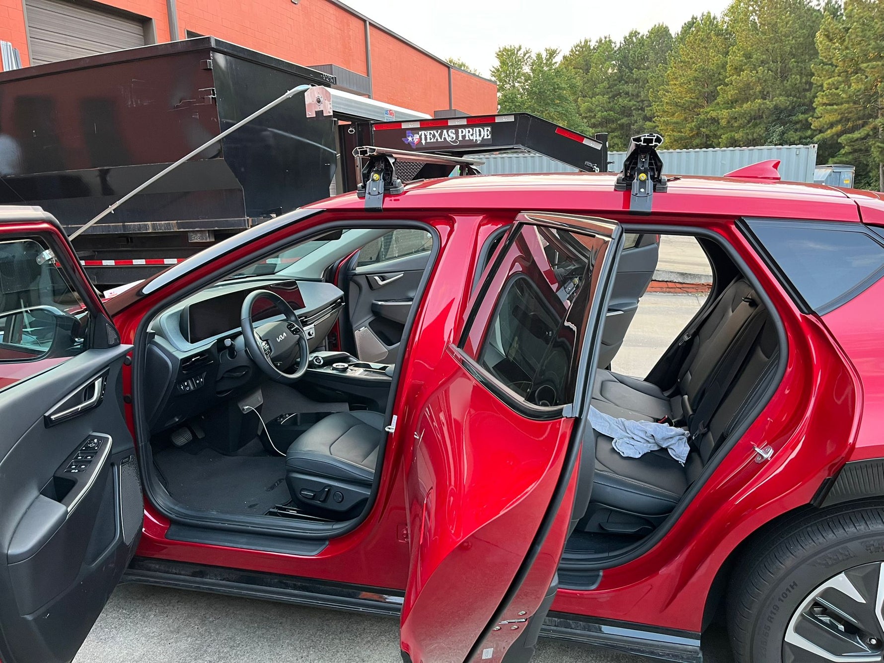 Kia Ev6 2019-2025 Oluksuz Üst Tavan Portbagaj Taşıyıcı Ara Atkısı Toros Serisi Pro 4 Siyah