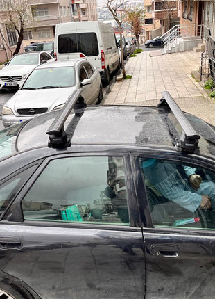 Volvo S40 2003-2012 Portbagaj Taşıyıcı Ara Atkısı Tavan Sistemleri Toros Fix Pro Siyah