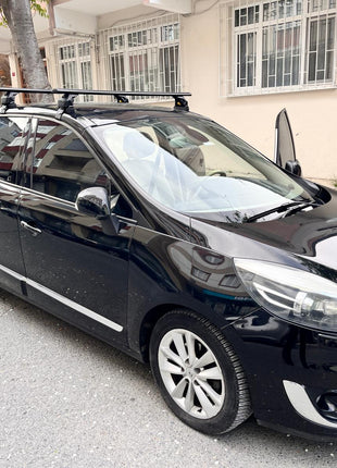 Renault Scenic 2016-2023 Oluksuz Üst Tavan Portbagaj Taşıyıcı Ara Atkısı Toros Serisi Pro 4 Siyah