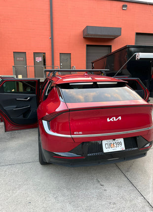 Kia Ev6 2019-2025 Oluksuz Üst Tavan Portbagaj Taşıyıcı Ara Atkısı Toros Serisi Pro 4 Gri