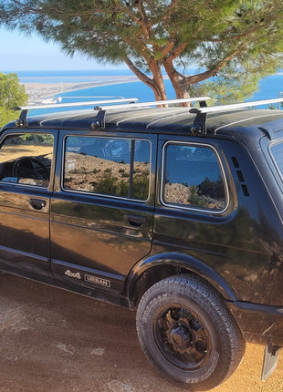 Lada Niva 1977 -2025 Yagmur Oluklu Üst Tavan Taşıyıcı Ara Atkısı Paw Siyah