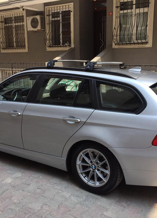 Bmw 3 Touring F31 2012-2019 Portbagaj Taşıyıcı Ara Atkisi - Ara Çubuk Paw Pro 2 Siyah