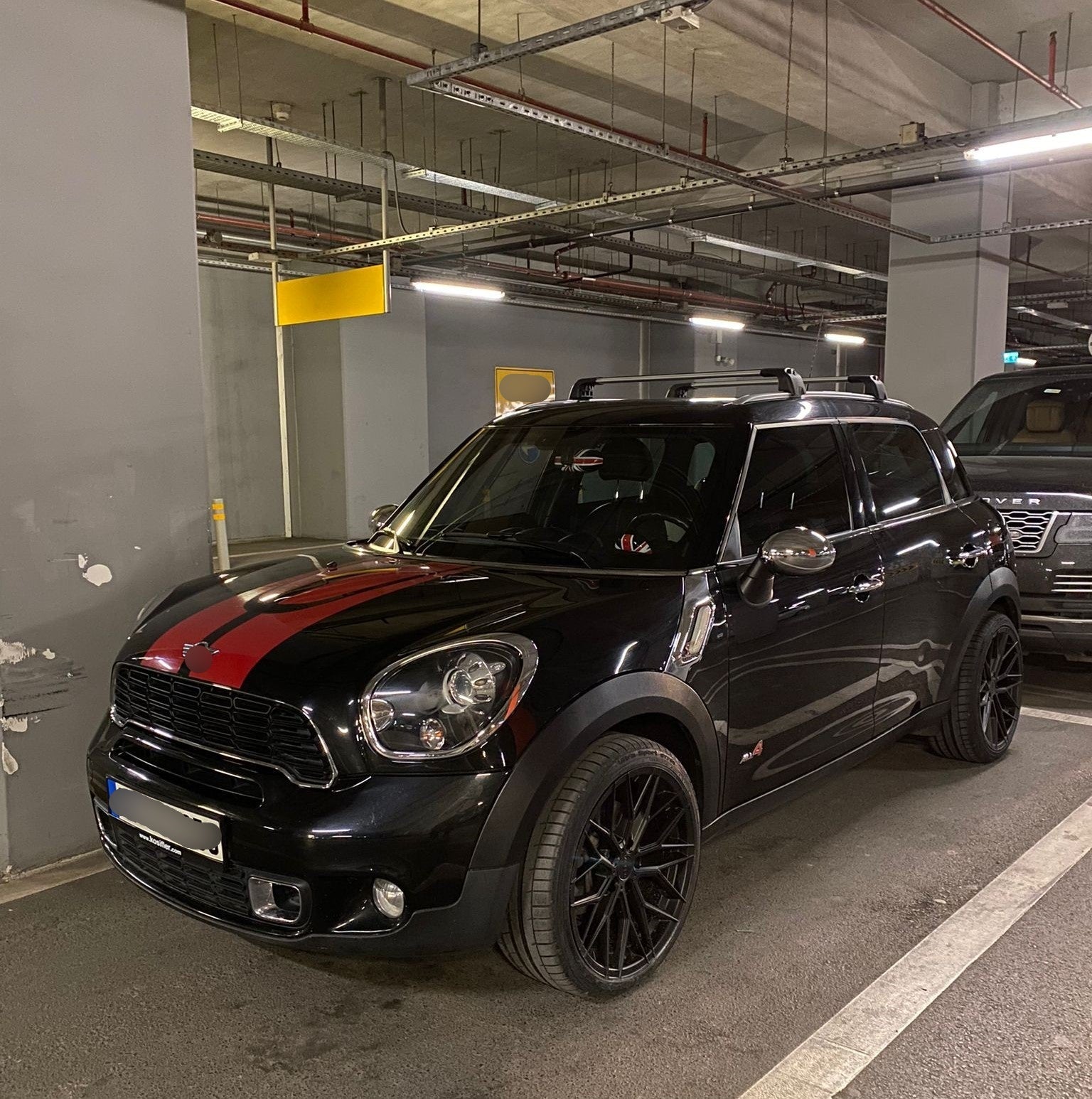 Mini Paceman 2010-2016 Portbagaj Taşıyıcı Ara Atkisi - Ara Çubuk Paw Pro 2 Siyah