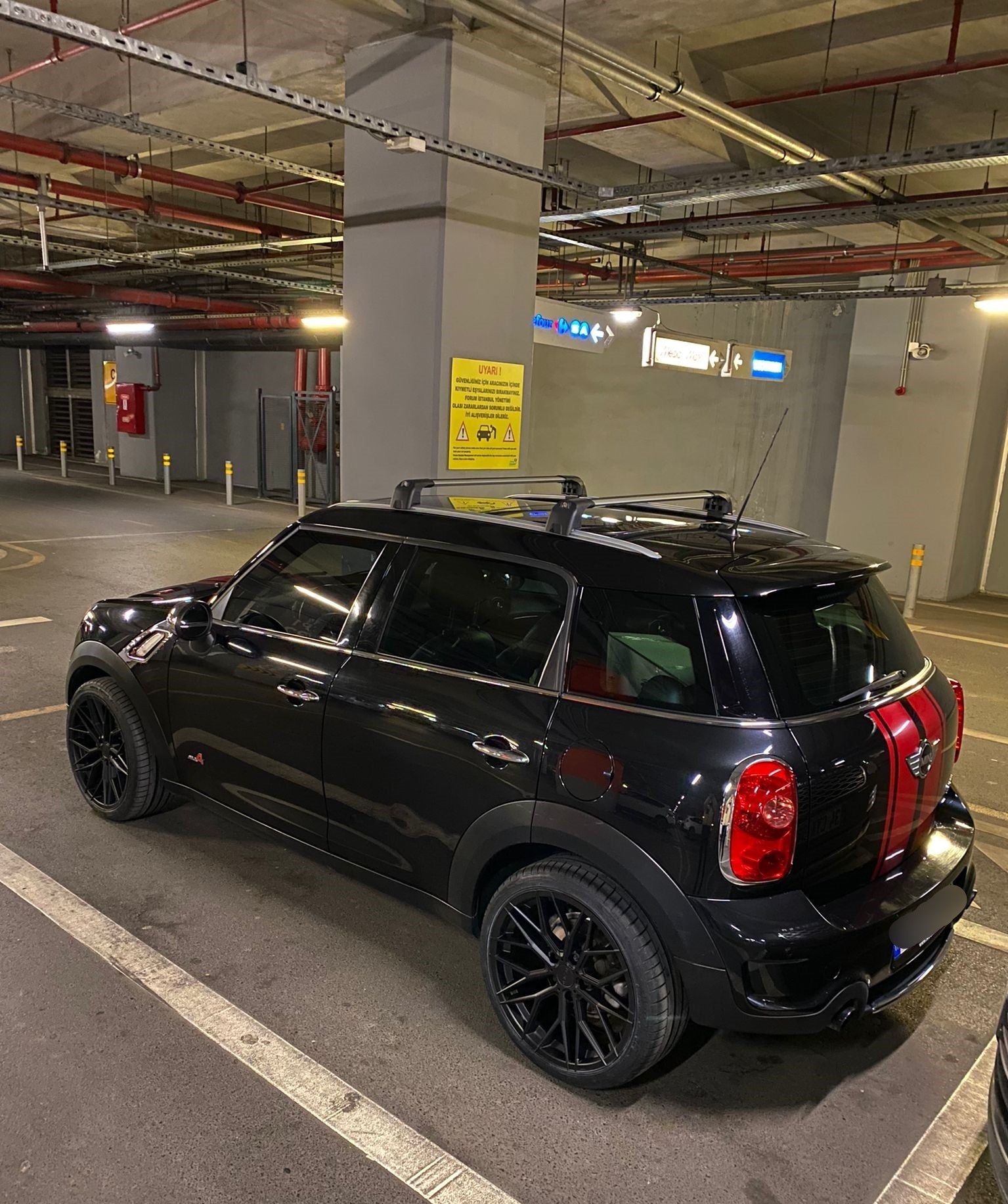 Mini Paceman 2010-2016 Portbagaj Taşıyıcı Ara Atkisi - Ara Çubuk Paw Pro 2 Gri