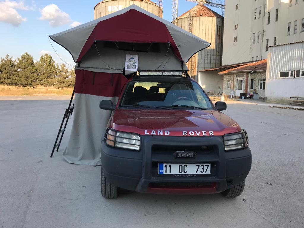 Rooftop Tents:All Season With Rainfly Shoes Bag Ladder 2+1 Pax Large Door High Density Mattress