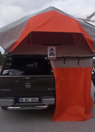 Rooftop Tents:All Season With Rainfly Shoes Bag Ladder 2+1 Pax Large Door High Density Mattress