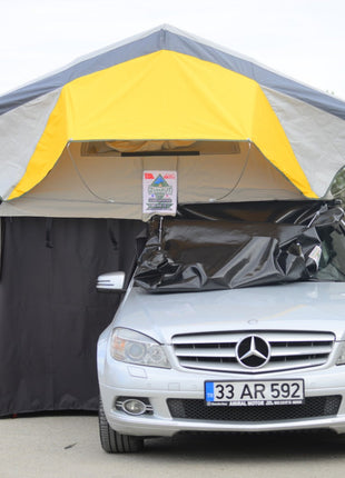 Rooftop Tents:All Season With Rainfly Shoes Bag Ladder 2+1 Pax Large Door High Density Mattress
