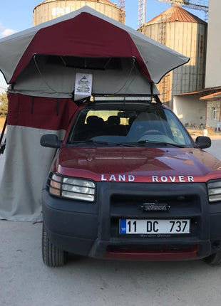 Rooftop Tents:All Season With Rainfly Shoes Bag Ladder 2+1 Pax Large Door High Density Mattress