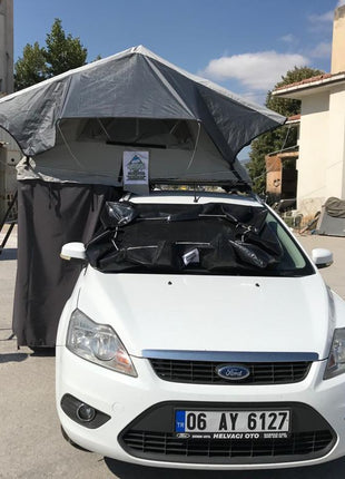 Rooftop Tents:All Season With Rainfly Shoes Bag Ladder 2+1 Pax Large Door High Density Mattress