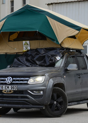 Rooftop Tents:All Season With Rainfly Shoes Bag Ladder 2+1 Pax Large Door High Density Mattress