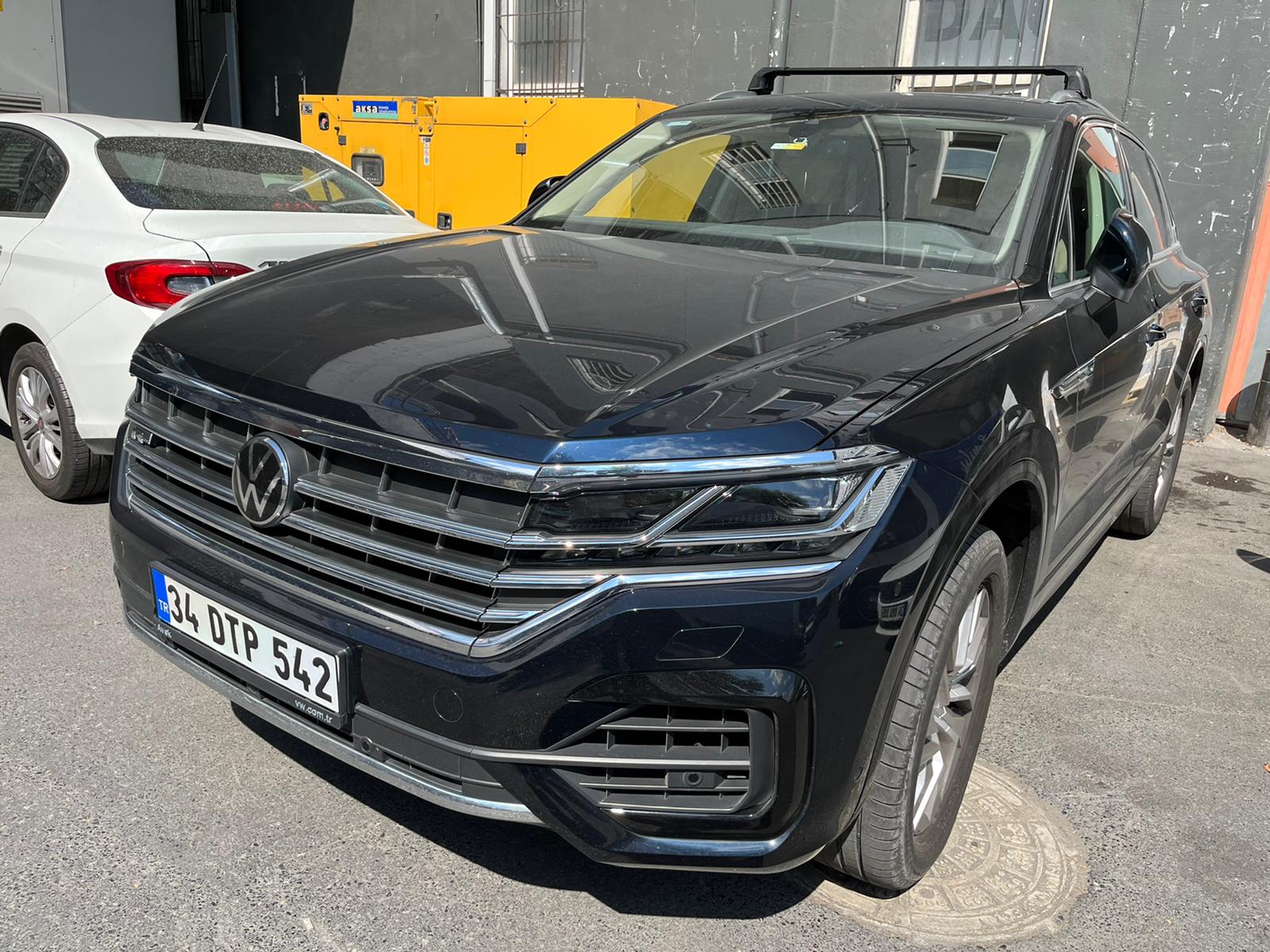 Volkswagen Touareg 2019-2023 Portbagaj Taşıyıcı Ara Atkisi - Ara Çubuk Paw Pro 2 Gri