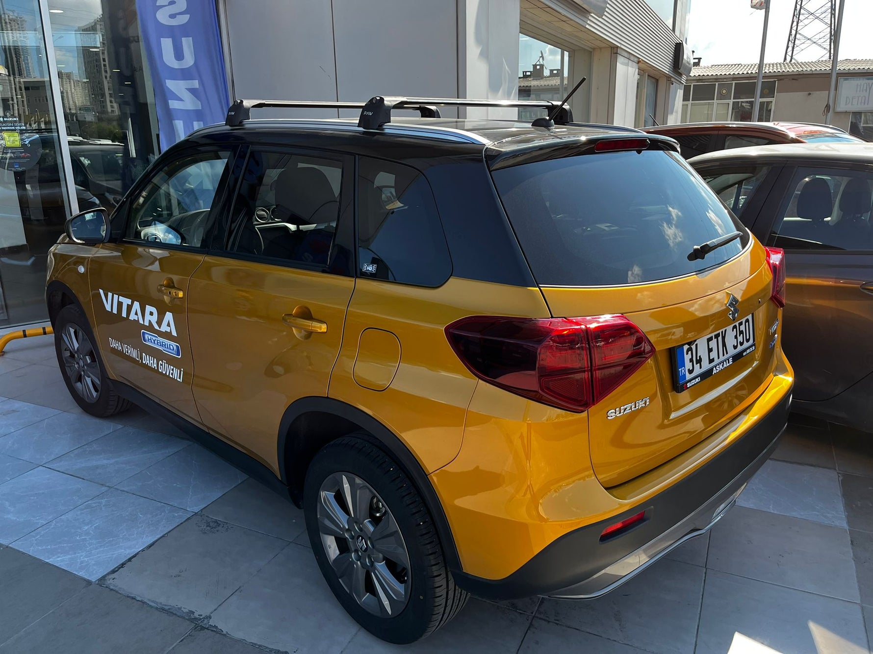Suzuki Vitara 2015-2025 Portbagaj Taşıyıcı Ara Atkisi - Ara Çubuk Paw Pro 2 Siyah