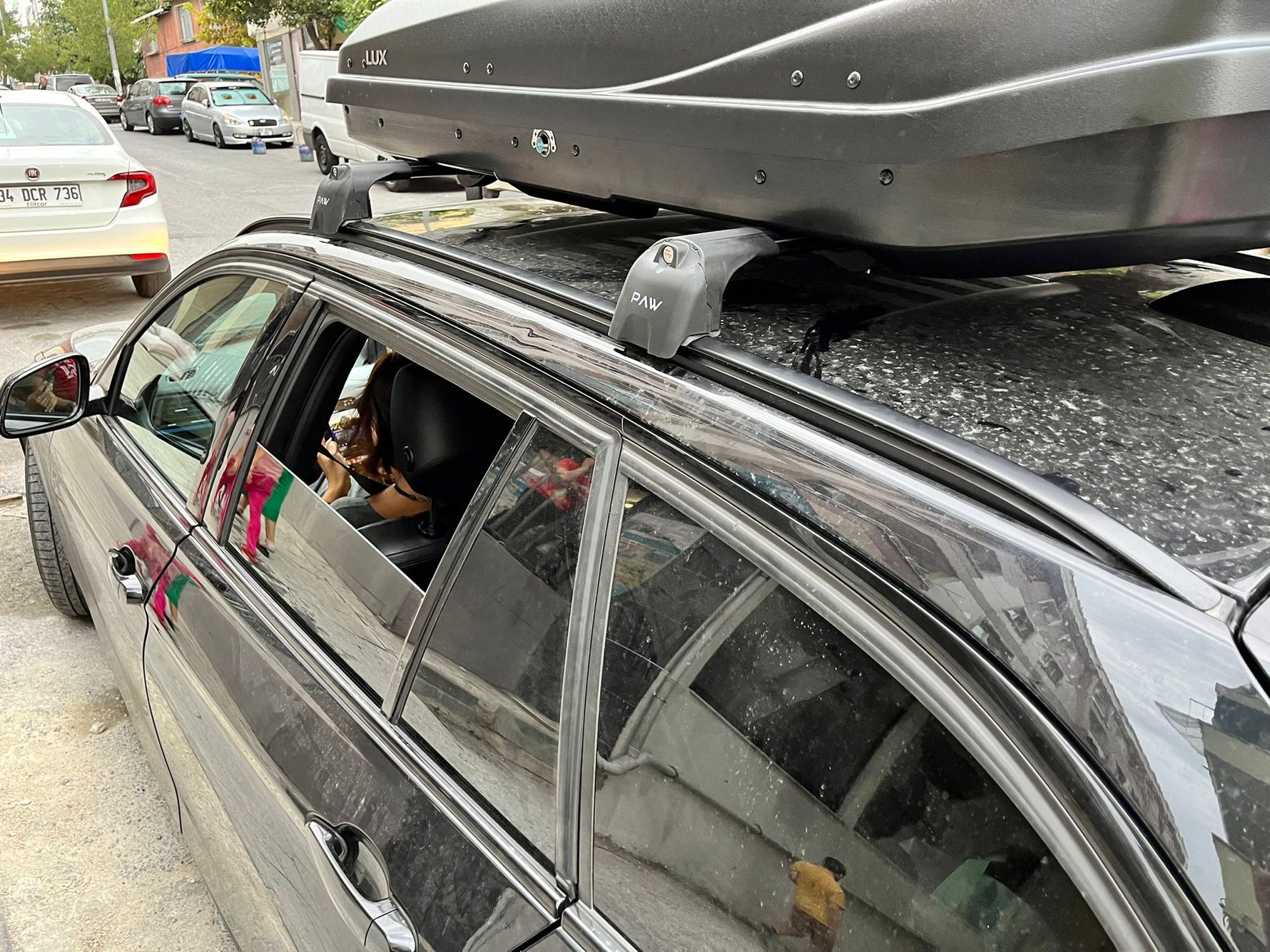 Bmw 3 Touring F31 2012-2019 Portbagaj Taşıyıcı Ara Atkisi - Ara Çubuk Paw Pro 2 Siyah