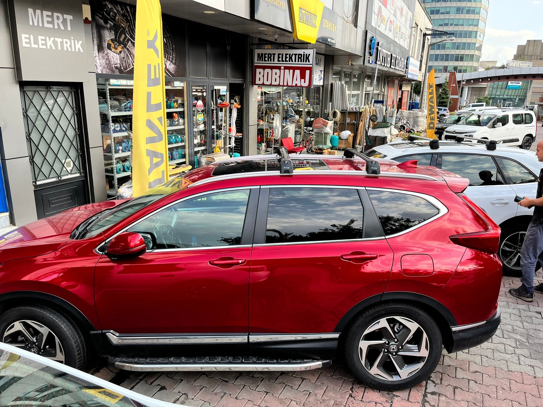 Honda Cr-V Mk5 2017-2022 Portbagaj Taşıyıcı Ara Atkisi - Ara Çubuk Paw Pro 2 Gri