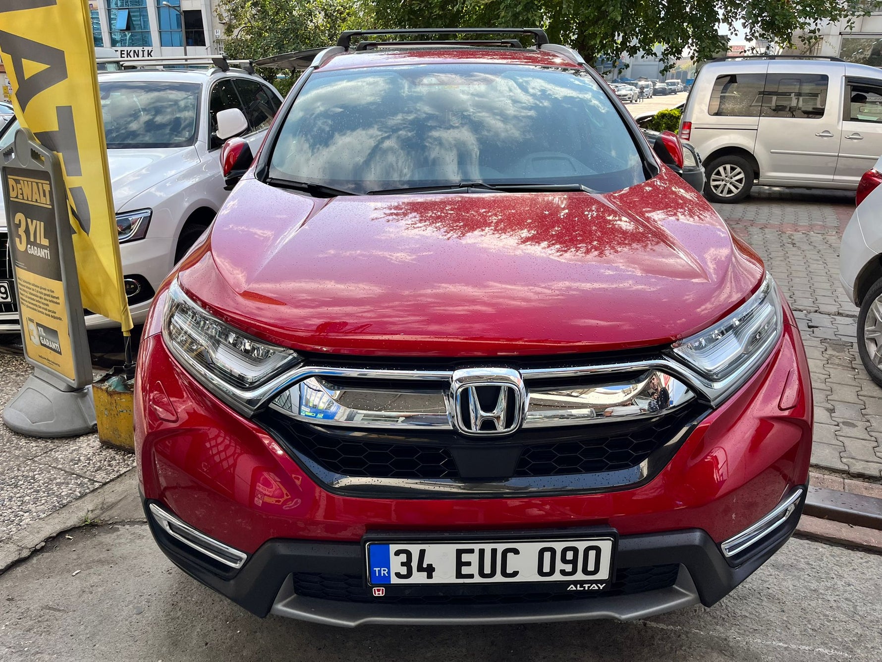 Honda Cr-V Mk5 2017-2022 Portbagaj Taşıyıcı Ara Atkisi - Ara Çubuk Paw Pro 2 Gri